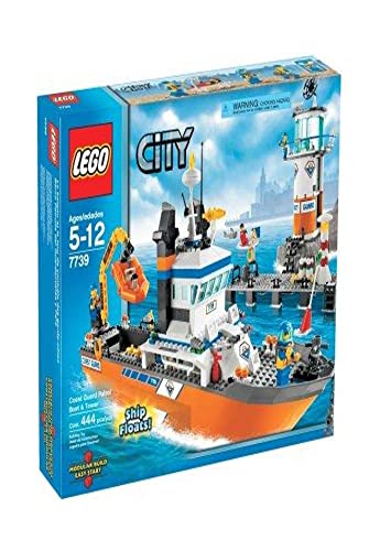 S VeB LEGO 7739 City Coast Guard Patrol Boat and TowerS VeB