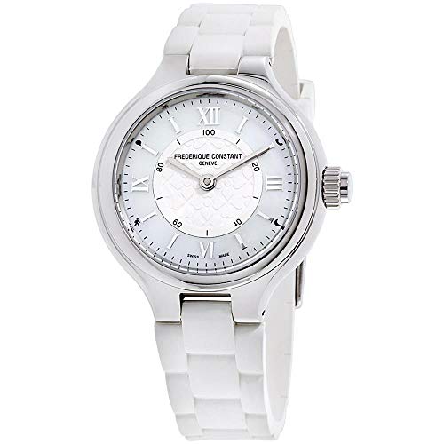 腕時計, レディース腕時計  Frederique Constant HSW Silver Dial Silicone Strap Ladies Watch FC281WH3ER6 