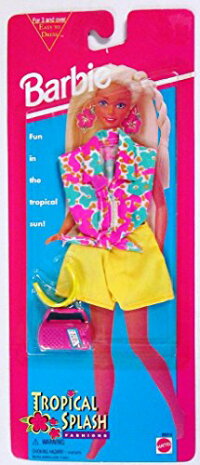 バービーバービー人形着せ替え衣装ドレスBarbieDollTropicalSplashFashionClothingSetwithShorts,Top,Radio&YellowSunglassesバービーバービー人形着せ替え衣装ドレス