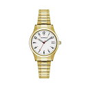 rv u[o fB[X Caravelle by Bulova Ladies' Traditional Quartz Gold-Tone Stainless Steel Expansion Band Watch, Style: 44M113rv u[o fB[X