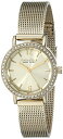 腕時計 ブローバ レディース Caravelle New York Women 039 s 44L157 Analog Display Analog Quartz Yellow Watch腕時計 ブローバ レディース