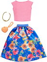 バービー バービー人形 着せ替え 衣装 ドレス Barbie Complete Looks Floral Skirt Top, Pinkバービー バービー人形 ...