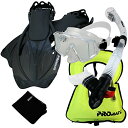 シュノーケリング マリンスポーツ 999001-ClrBk-S/M, Snorkeling Vest Scuba Dive Panoramic PURGE Ma...