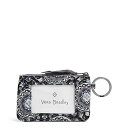 ヴェラブラッドリー ヴェラブラッドリー パスケース IDケース 定期入れ ベラブラッドリー Vera Bradley Women's Cotton Zip ID Case Wallet, Charcoal Medallion, One Sizeヴェラブラッドリー パスケース IDケース 定期入れ ベラブラッドリー