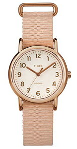 腕時計 タイメックス レディース 【送料無料】Timex Ladies Weekender Cream Dial with a Pink Nylon Strap Watch TW2R59900腕時計 タイメックス レディース