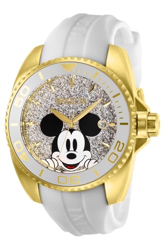 ディズニー 腕時計 インヴィクタ インビクタ レディース Invicta Women's Disney Limited Edition Stainless Steel Quartz Watch with Silicone Strap, White, 20 (Model: 27379)腕時計 インヴィクタ インビクタ レディース