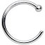 ܥǥǥ ܥǥԥ ꥫ ̤ȯ å Body Candy Tiny Nose Hoop 20 Gauge 1/4 Small Diamenter Solid 14k White Gold 6mm Nose Hoopܥǥǥ ܥǥԥ ꥫ ̤ȯ å