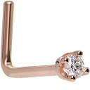 ボディキャンディー ボディピアス アメリカ 日本未発売 ウォレット Body Candy Solid 14k Rose Gold 2mm Cubic Zirco...