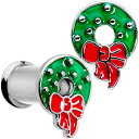 ボディキャンディー ボディピアス アメリカ 日本未発売 ウォレット Body Candy 2Pc 316L Steel Double Flare Tunnel ...