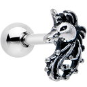 ボディキャンディー ボディピアス アメリカ 日本未発売 ウォレット Body Candy Steel Majestic Unicorn Cartilage Tr...