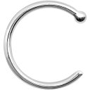 ボディキャンディー ボディピアス アメリカ 日本未発売 ウォレット Body Candy Solid 18k White Gold Nose Hoop 18 G...