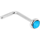 ボディキャンディー ボディピアス アメリカ 日本未発売 ウォレット Body Candy Solid 14k White Gold 2mm Turquoise ...