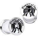 ボディキャンディー ボディピアス アメリカ 日本未発売 ウォレット Body Candy Women 0 Gauge 2PC Steel Double Flar...