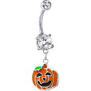 ボディキャンディー ボディピアス アメリカ 日本未発売 ウォレット Body Candy Stainless Steel Happy Jackolantern ...