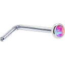 ボディキャンディー ボディピアス アメリカ 日本未発売 ウォレット Body Candy Solid 14k White Gold 2mm Fuchsia Sy...