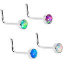 ボディキャンディー ボディピアス アメリカ 日本未発売 ウォレット Body Candy Steel Multi 3mm Synthetic Opal Pres...