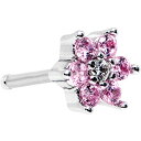 ボディキャンディー ボディピアス アメリカ 日本未発売 ウォレット Body Candy Stainless Steel Pink Clear Accent F...
