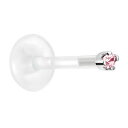 ボディキャンディー ボディピアス アメリカ 日本未発売 ウォレット Body Candy 14k White Gold October 1.5mm CZ Bio...