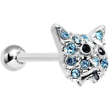 ボディキャンディー ボディピアス アメリカ 日本未発売 ウォレット 【送料無料】Body Candy 18 Gauge Brilliant Blue Pretty Kitty Cartilage Tragus Earringボディキャンディー ボディピアス アメリカ 日本未発売 ウォレット