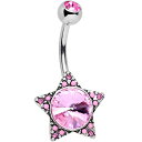 ボディキャンディー ボディピアス アメリカ 日本未発売 ウォレット Body Candy Womens Stainless Steel Pink Accent ...