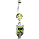 ボディキャンディー ボディピアス アメリカ 日本未発売 ウォレット Body Candy Yellow Neon Hoot Owl Dangle Belly R...