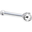 ボディキャンディー ボディピアス アメリカ 日本未発売 ウォレット Solid 14k White Gold 2mm (0.030 cttw) Genuine ...