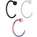 ボディキャンディー ボディピアス アメリカ 日本未発売 ウォレット Body Candy Rainbow Anodized Steel Variety Pack...