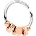 ボディキャンディー ボディピアス アメリカ 日本未発売 ウォレット Body Candy Annealed Steel Rose Gold Tone Squar...