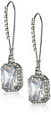 ベッツィ・ジョンソン ピアス アメリカ 日本未発売 ブランド Betsey Johnson CZ Crystal Square Earrings Crystal/Silver Drop Earringsベッツィ・ジョンソン ピアス アメリカ 日本未発売 ブランド