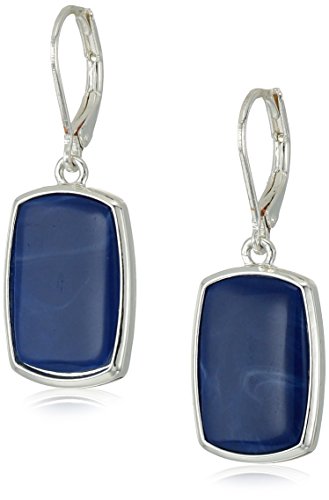 ナインウェスト ピアス アメリカ 日本未発売 ブランド NINE WEST Women's Silvertone and Denim Large Drop Earringsナインウェスト ピアス アメリカ 日本未発売 ブランド