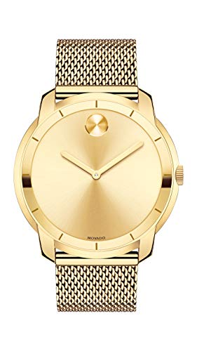 腕時計 モバード メンズ Movado Men's 3600373 Analog Display Swiss Quartz Gold Watch腕時計 モバード メンズ