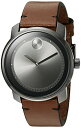 rv o[h Y Movado Men's Swiss Quartz Stainless Steel and Brown Leather Casual Watch (Model: 3600366)rv o[h Y