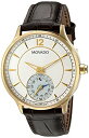rv o[h Y Movado Men's Swiss Quartz Gold-Tone and Leather Watch, Color:Brown (Model: 0660008)rv o[h Y