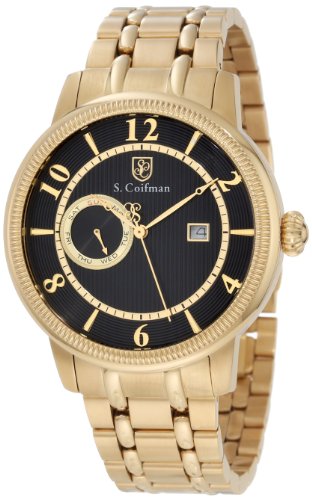 腕時計 S.Coifman（コイフマン） メンズ S. Coifman Men 039 s SC0197 18k Gold Ion-Plated Watch腕時計 S.Coifman（コイフマン） メンズ