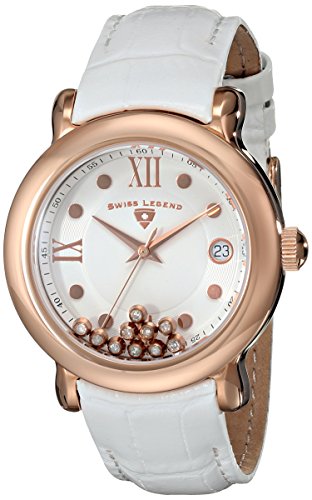腕時計 スイスレジェンド レディース Swiss Legend Women's 22388-RG-02 Diamanti Analog Display Swiss Quartz White Watch腕時計 スイスレジェンド レディース