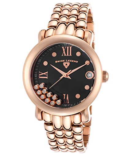 腕時計 スイスレジェンド レディース Swiss Legend Women's 22388-RG-11 Diamanti Analog Display Swiss Quartz Rose Gold Watch腕時計 スイスレジェンド レディース