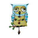 壁掛け時計 振り子時計 インテリア 海外モデル アメリカ Allen Studio Designs Old Blue Owl Clock壁掛け時計 振り子時計 ...