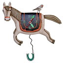 アレンデザイン Allen Designs 馬の振り子時計 P1602 WOAH HORSEY PENDULUM CLOCK 14.5x14インチ 手作業での仕上げ