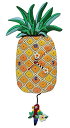 壁掛け時計 振り子時計 インテリア 海外モデル アメリカ Allen Designs Island Time Pineapple Clock壁掛け時計 振り子時...