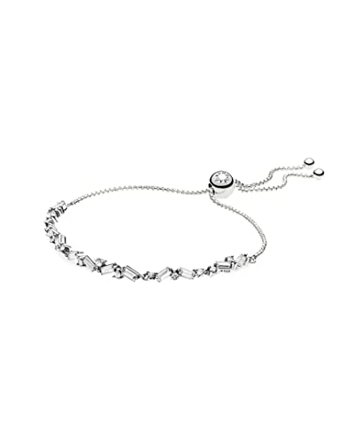 パンドラ ブレスレット チャーム アクセサリー ブランド Pandora Jewelry Glacial Beauty Sliding Cubic Zirconia Bracelet in Sterling Silver, 9.0"パンドラ ブレスレット チャーム アクセサリー ブランド