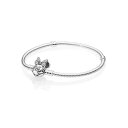 パンドラ ブレスレット チャーム アクセサリー ブランド PANDORA Disney, Shimmering Minnie Portrait Bracelet 925 Sterling Silver, Size: 16cm, 6.3 inches - 597770CZ-16パンドラ ブレスレット チャーム アクセサリー ブランド