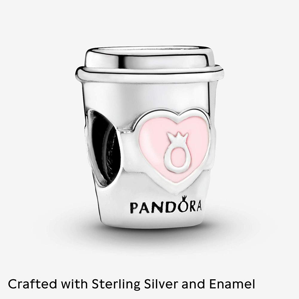 パンドラ ブレスレット アクセサリー ブランド かわいい 【送料無料】Pandora Jewelry Take a Break Coffee Cup Sterling Silver Charmパンドラ ブレスレット アクセサリー ブランド かわいい