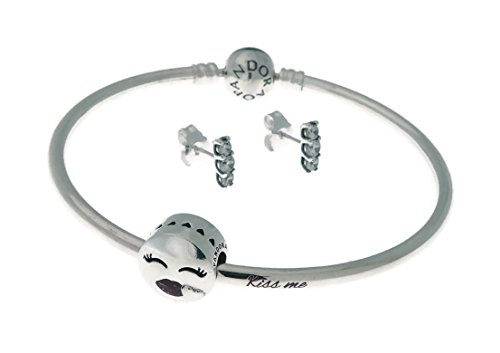 パンドラ ブレスレット チャーム アクセサリー ブランド PANDORA Kiss Me Bangle Gift Set, B800774-19パンドラ ブレスレット チャーム アクセサリー ブランド