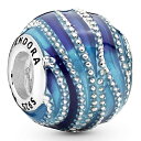 パンドラ ブレスレット チャーム アクセサリー ブランド Pandora Jewelry Blue Wave Charm - Original Charm Charm Bracelets - Perfect Charm for Mom, Daughter, Sister More - Sterling Silver and Enamel, パンドラ ブレスレット チャーム アクセサリー ブランド