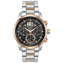 腕時計 ブローバ メンズ Bulova Men's Classic Big Date Two-Tone Rose Stainless Steel 6-Hand ...