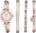 腕時計 アンクライン レディース Anne Klein Women's Bangle Watch and Premium Crystal Accented Bracelet Set腕時計 アンクライン レディース