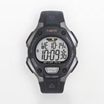 腕時計 タイメックス メンズ 【送料無料】Timex T5E901 Ironman Digital Chronograph Triathlon Watch for Men - Gray & Black腕時計 タイメックス メンズ