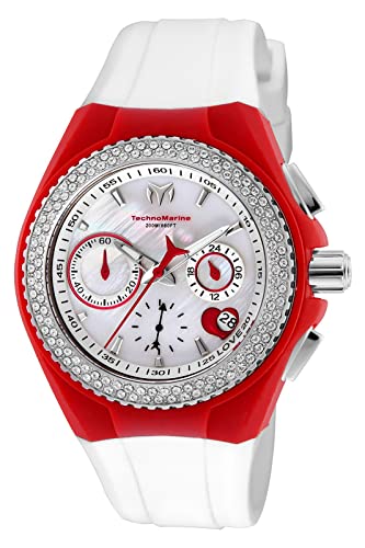 テクノマリーン 腕時計 テクノマリーン レディース Technomarine Women's TM-117001 Cruise Analog Display Quartz Red Watch Set腕時計 テクノマリーン レディース