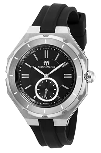 テクノマリーン 腕時計 テクノマリーン レディース Technomarine Women's TM118002 Quartz Watch, Stainless Steel, Silicone Strap, 17 (Model: TM118002) (One Size, Black)腕時計 テクノマリーン レディース