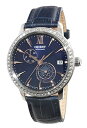 ユー・クラシカルエレガンス 腕時計 オリエント レディース ORIENT Ladies Swarovski Automatic 'Sun and Moon' Midnight Blue RA-AK0006L腕時計 オリエント レディース